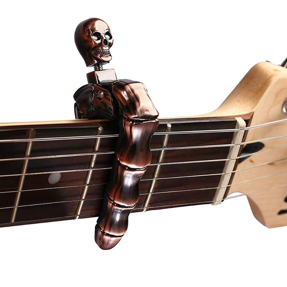Musical Instrument Art - Gitaar Capo Skull Capo voor akoestische