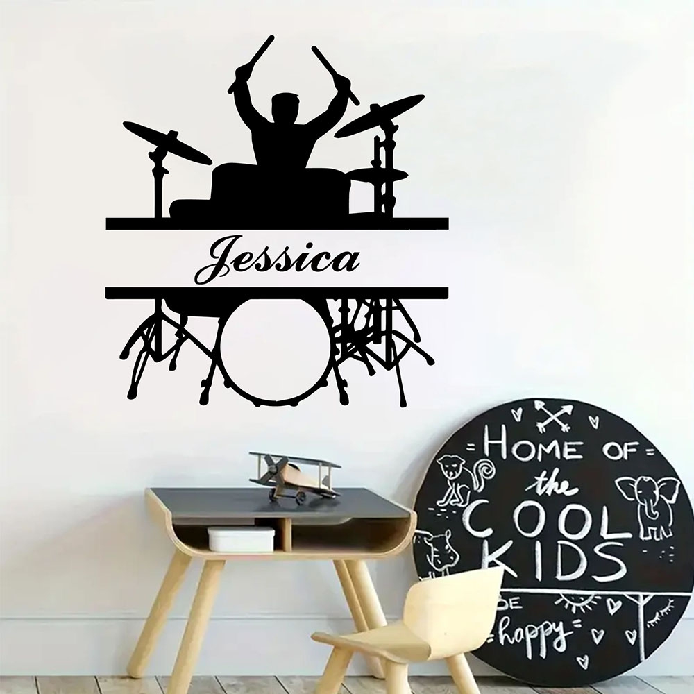 Musical Instrument Art - 1PC Cartoon muziekinstrument Gepersonaliseerde naam Home
