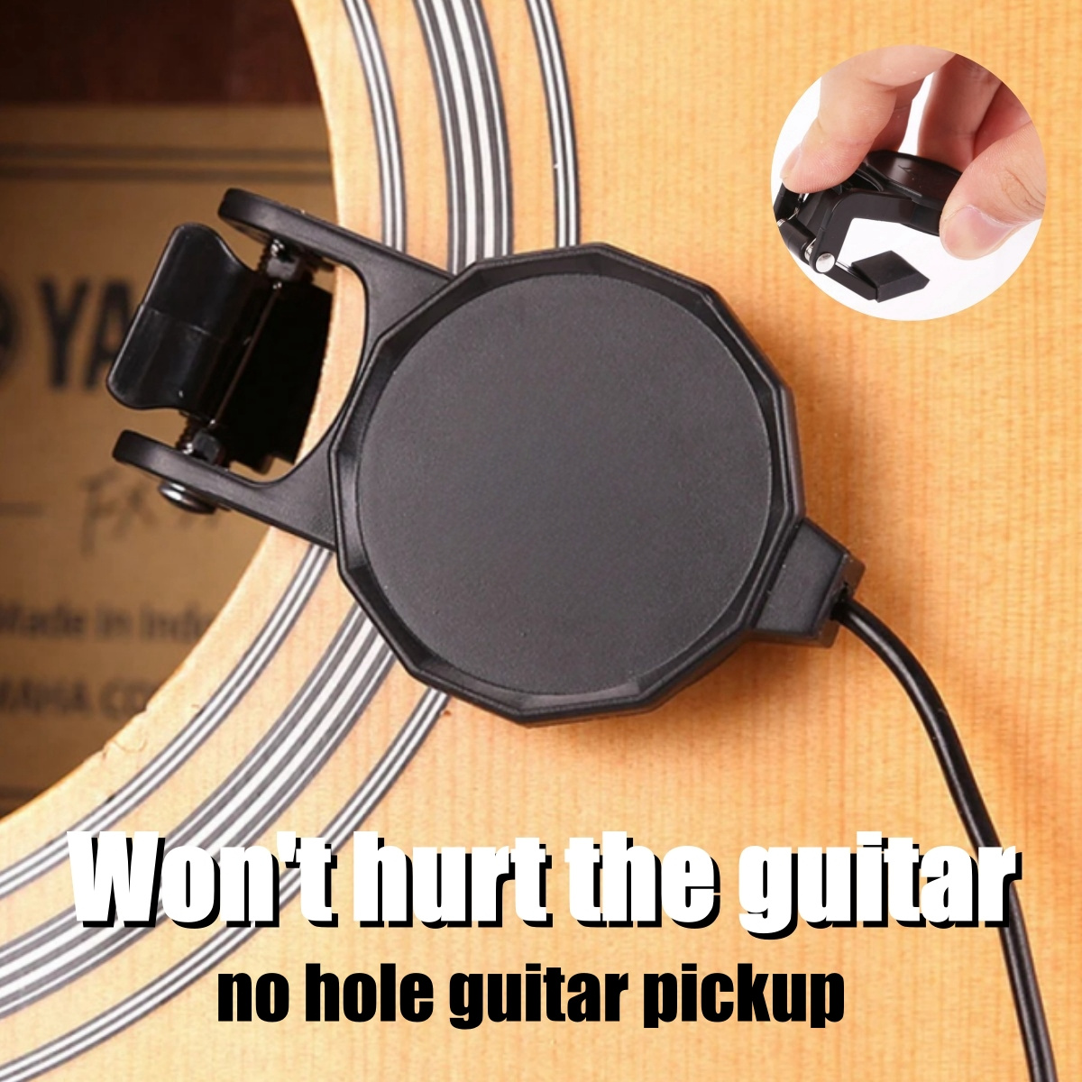 Musical Instrument Art - Audio Jack Clip Op Pickup voor
