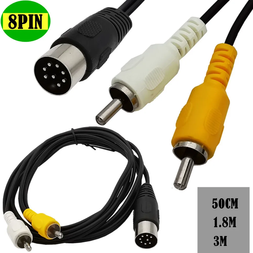 Musical Instrument Symbols - Din 8 Pin Naar 2rca Kabel