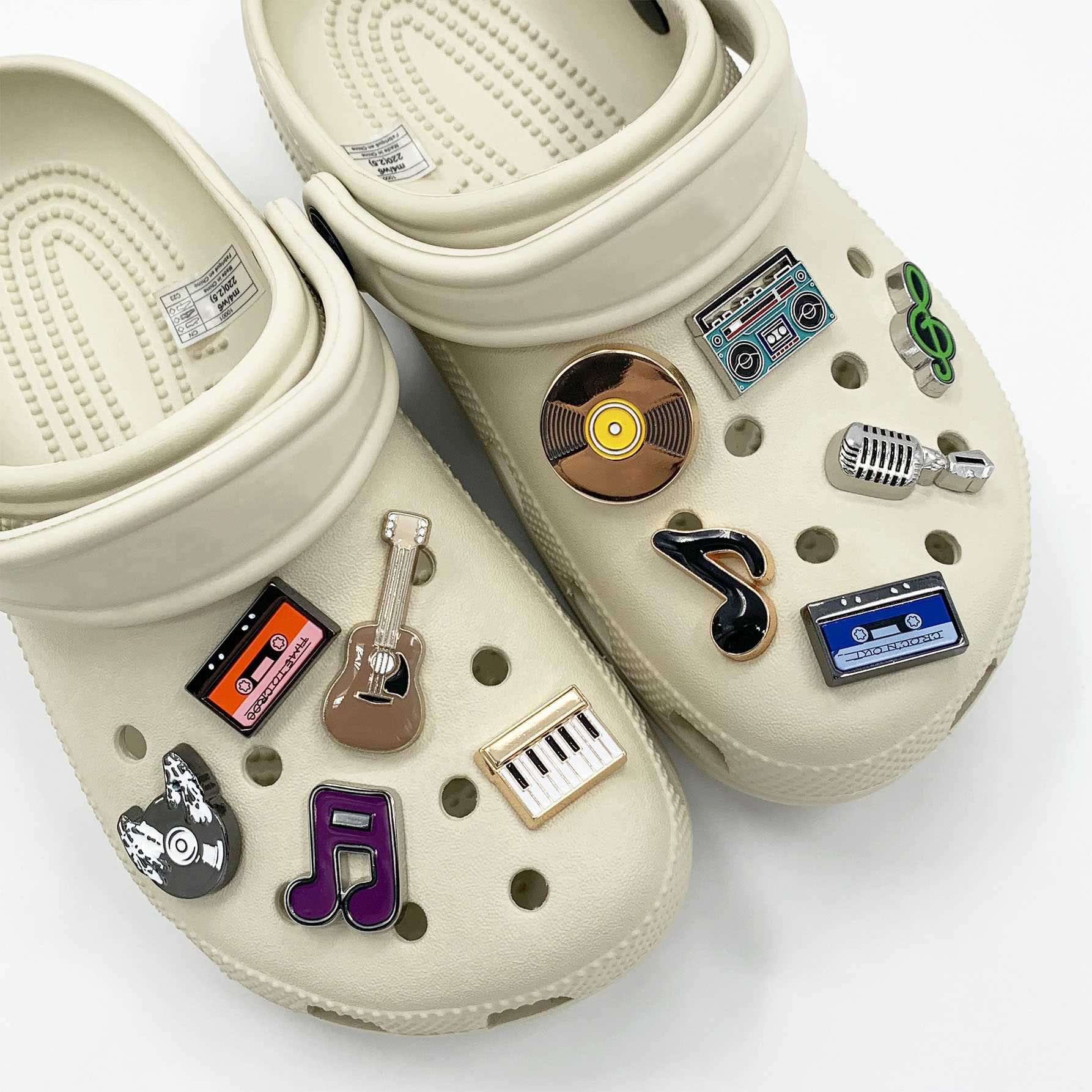 Musical Instrument Symbols - 3D Muziekinstrument Set Schoen Charmes Accessoires