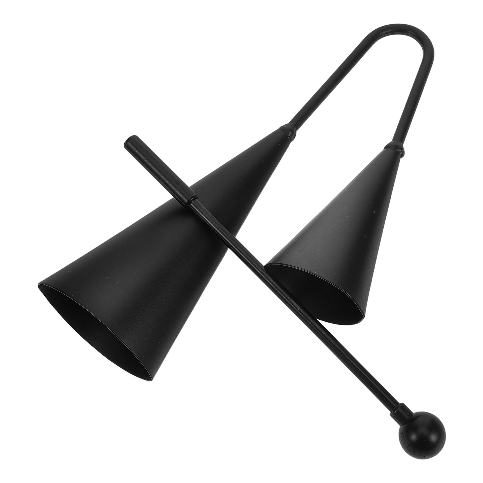 Musical Instrument Agogo - Dubbele trompet metalen koebel Agogo Bells
