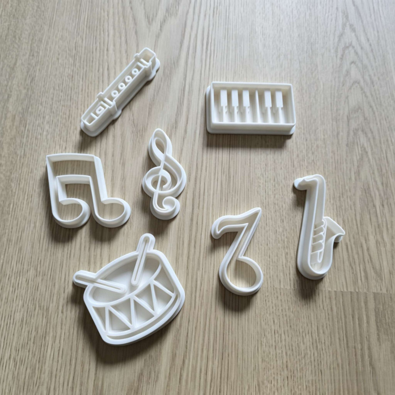 Musical Instrument Symbols - Muzieknoot Instrument Koekjesvormers Muzieksymbool Vorm Fondant
