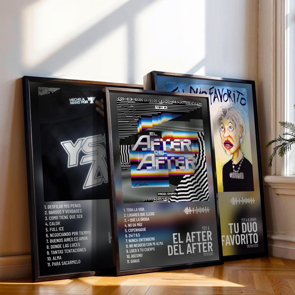 Musical Instrument Painting - YSY A Poster Muziek Album Cover