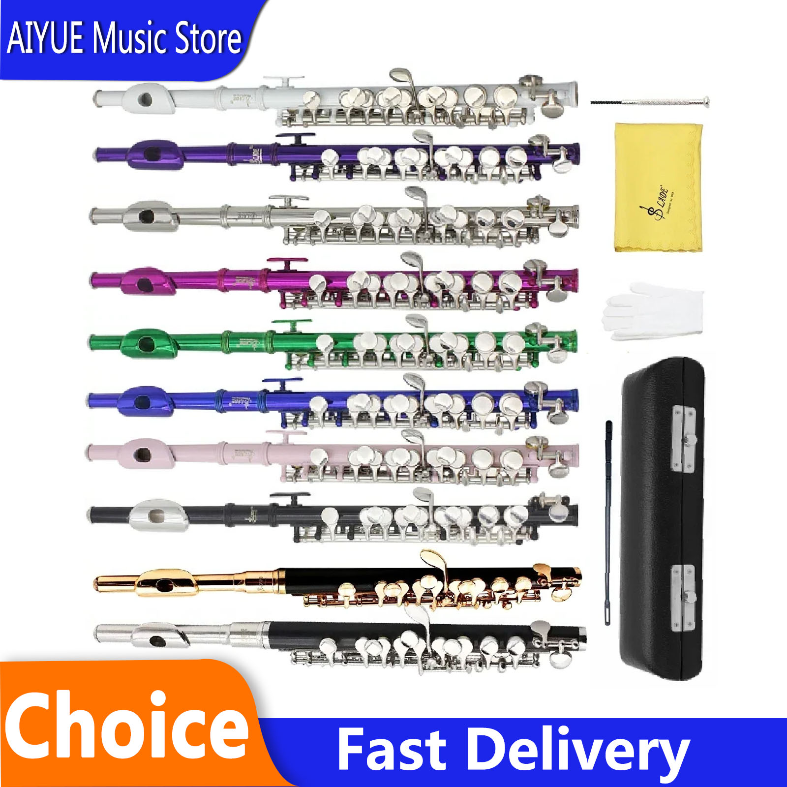 Musical Instrument You Blow Into - SLADE 16 Gaten Piccolo C Key