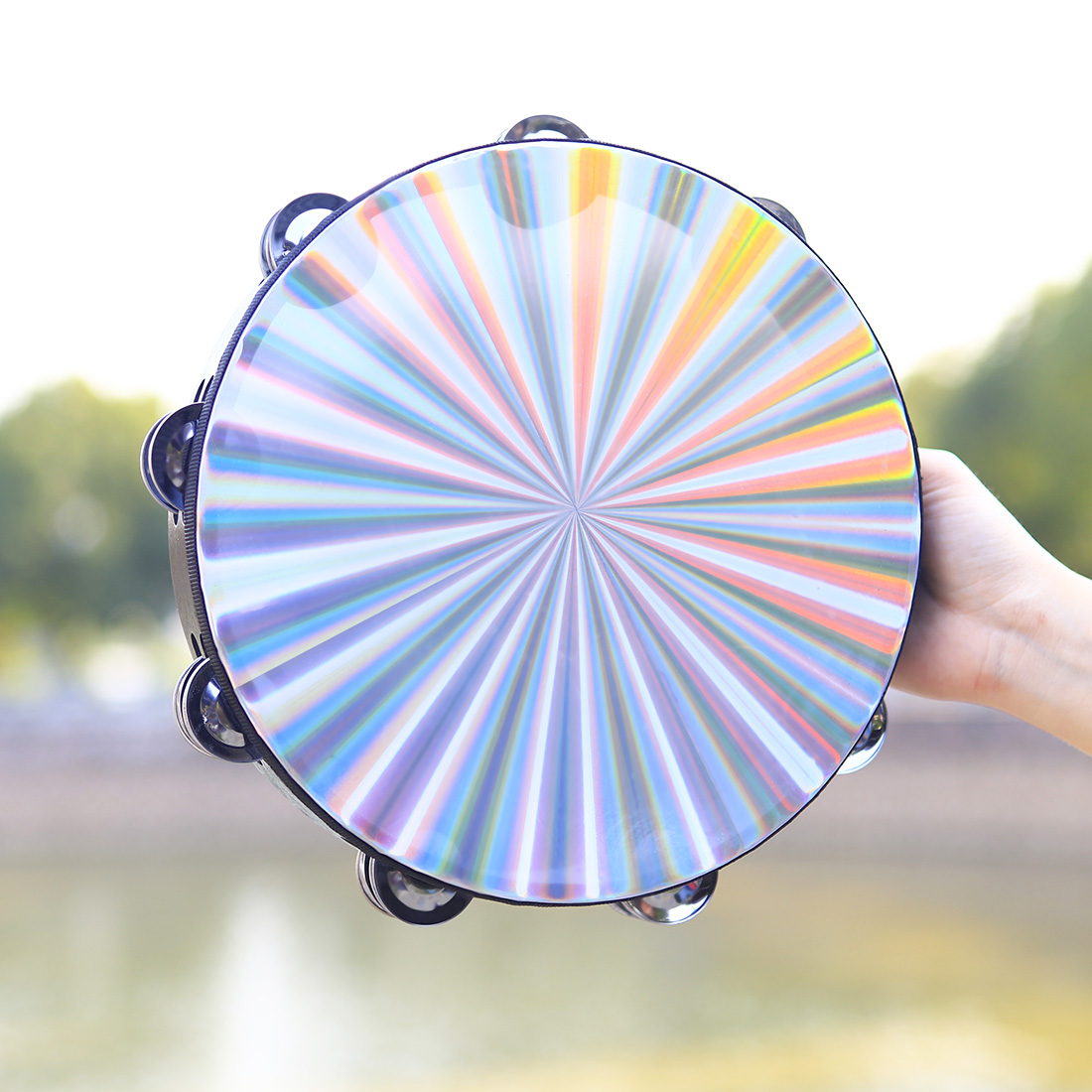 10 Inch Tamboerijn Hand Crank  - Musical Instrument Project recensie en prijs