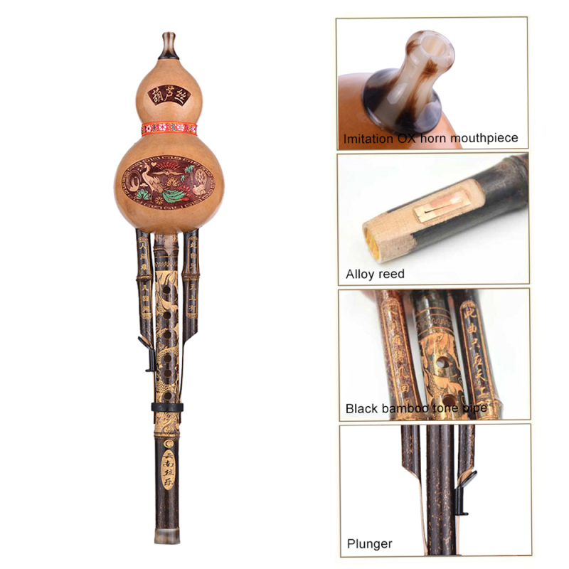 Chinese Handgemaakte Zwarte Ba - Musical Instrument Lute recensie en prijs
