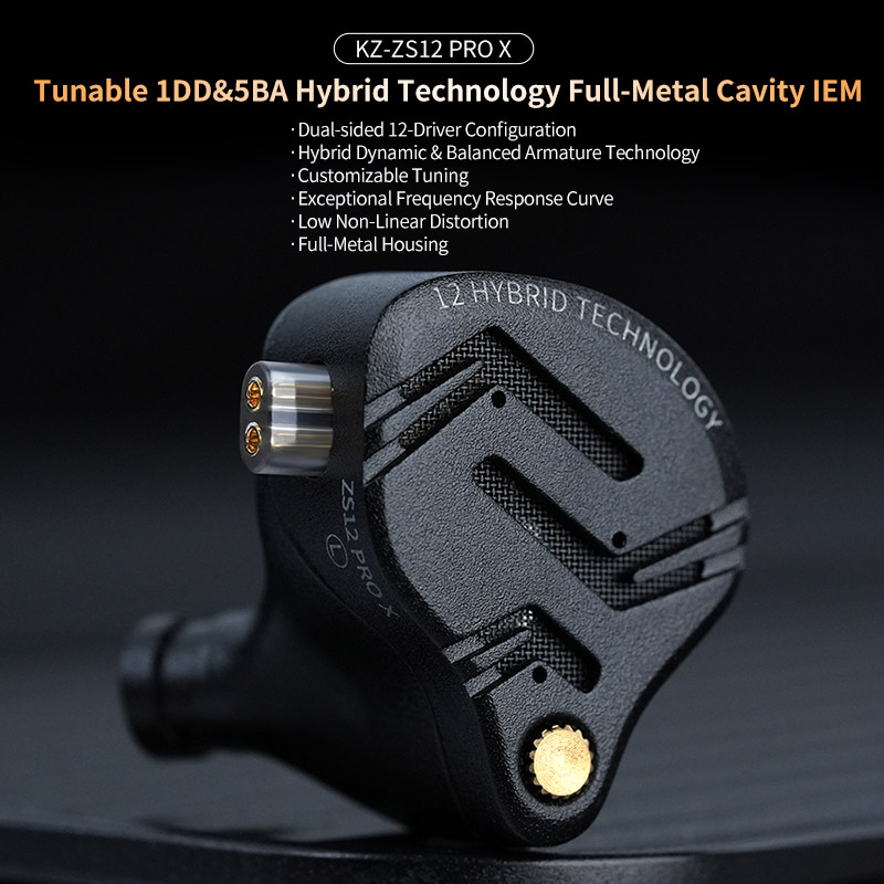 KZ ZS12 PRO X Metalen Koptelef - L Musical Instrument recensie en prijs