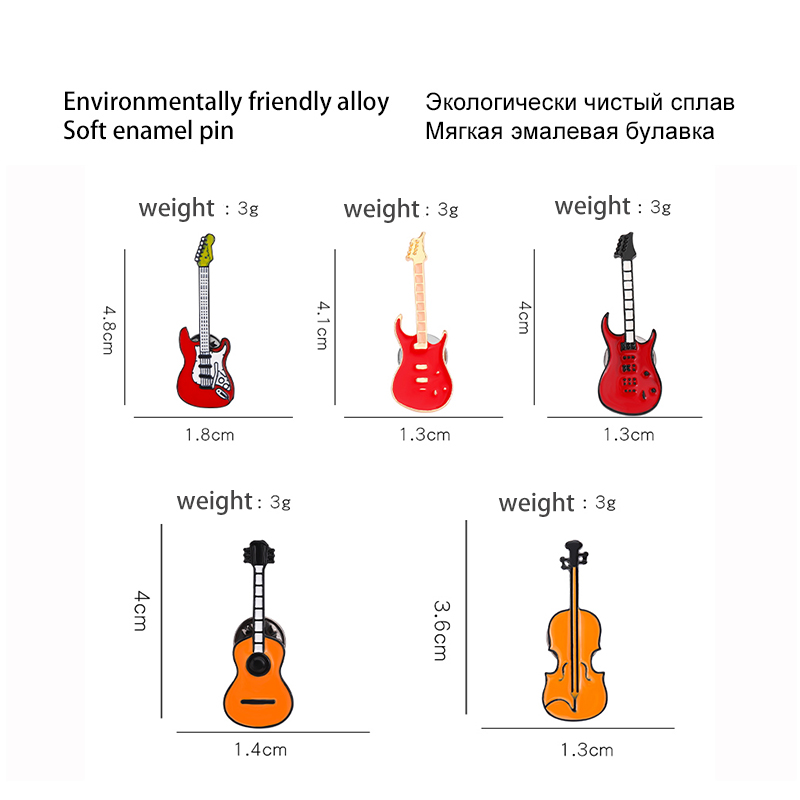Pins Custom Basgitaar Broches  - Musical Instrument Symbols recensie en prijs