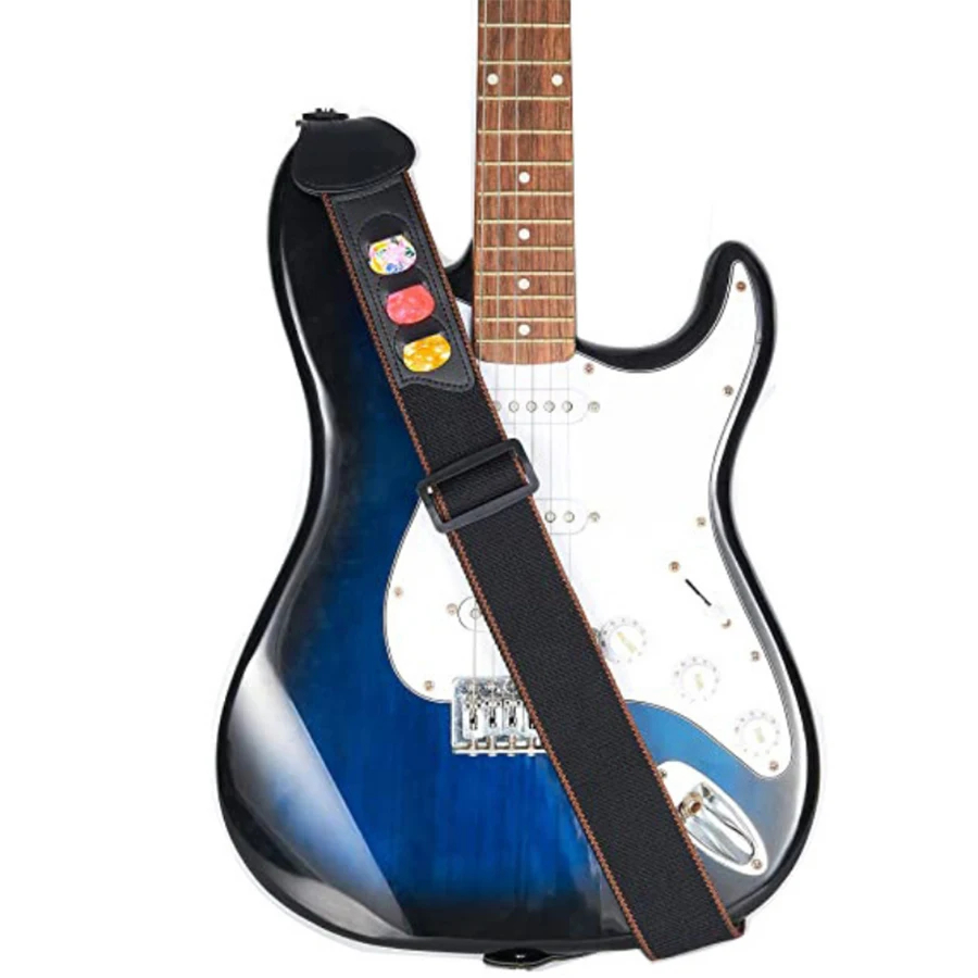 7 stks/set Gitaarband Zwart PU - Musical Instrument Art recensie en prijs