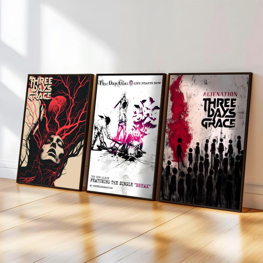 Drie D-Days G-Grace Poster Muz - Musical Instrument Painting recensie en prijs