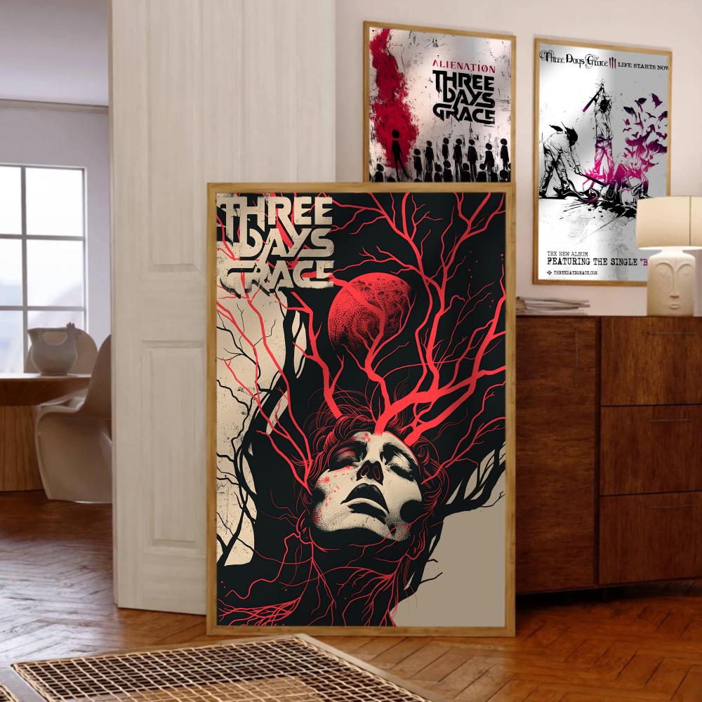 Drie D-Days G-Grace Poster Muz - Musical Instrument Painting recensie en prijs