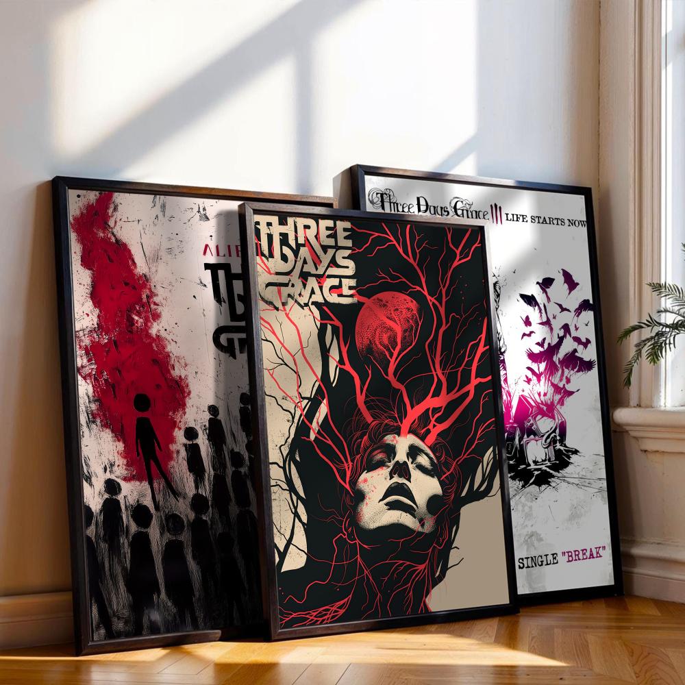 Drie D-Days G-Grace Poster Muz - Musical Instrument Painting recensie en prijs