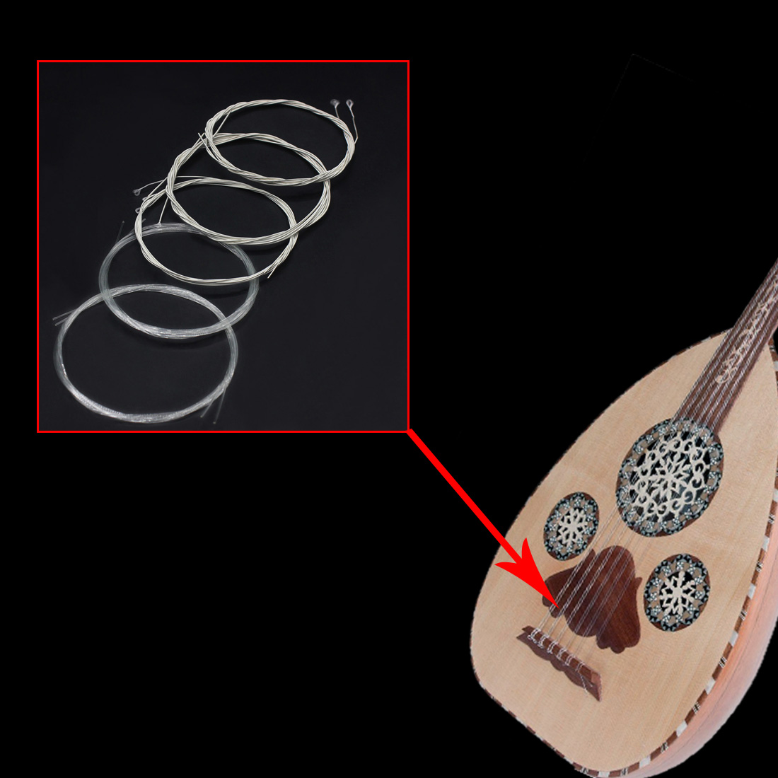 IRIN Oud Snaren Turkije Oud Ar - Musical Instrument Lute recensie en prijs