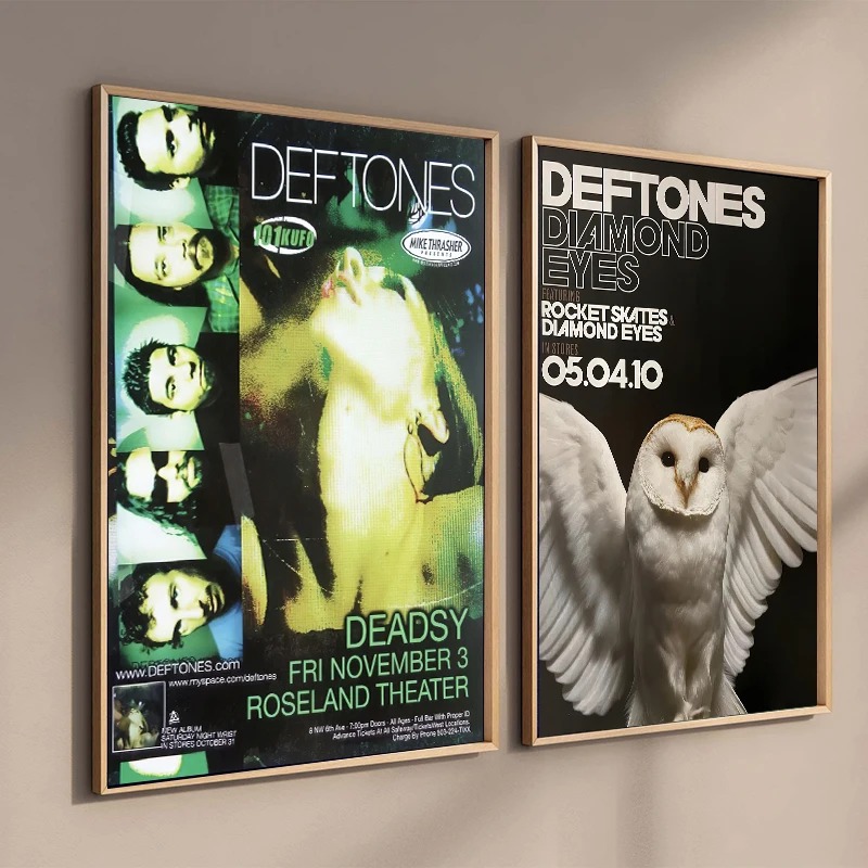 Retro Band Deftones Poster Est - Musical Instrument Painting recensie en prijs