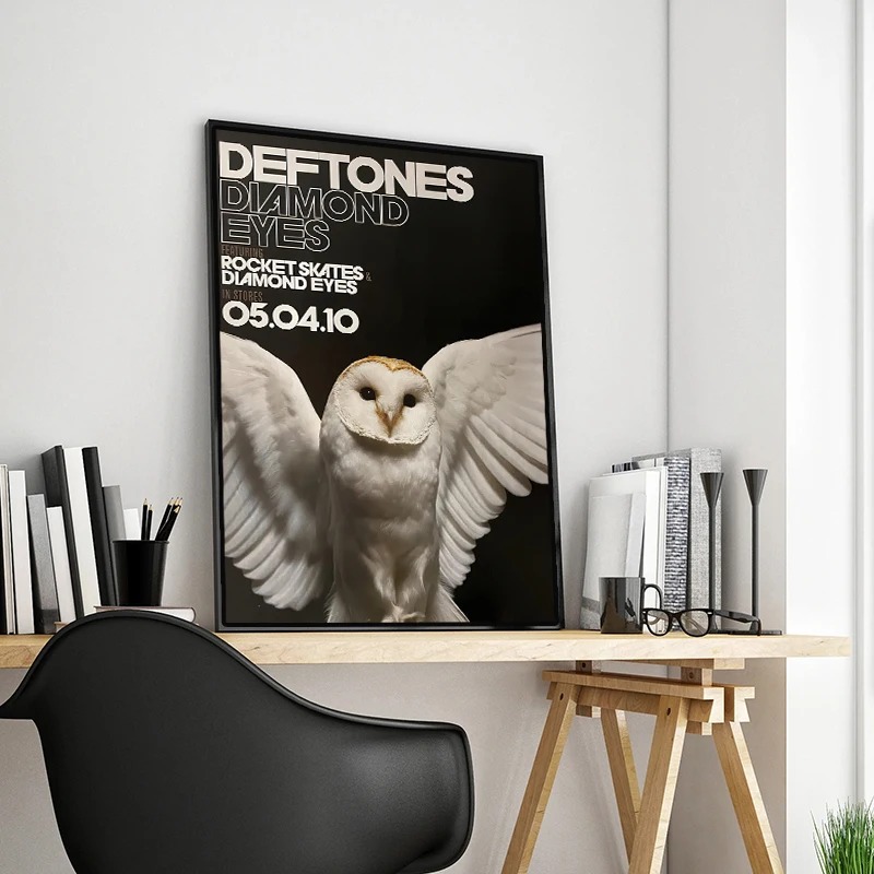 Retro Band Deftones Poster Est - Musical Instrument Painting recensie en prijs