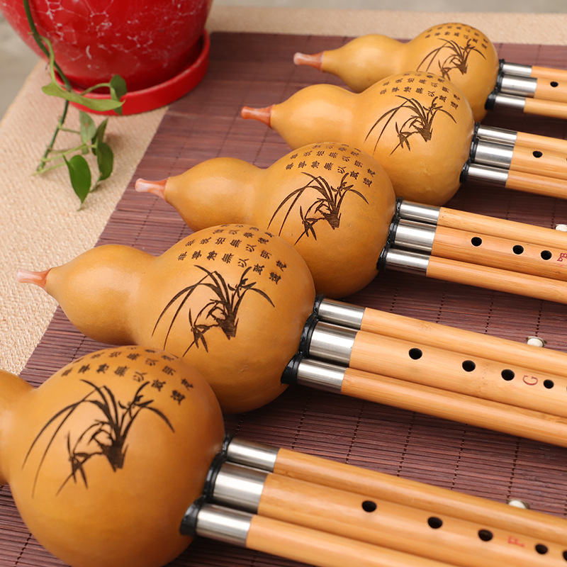 Nanzhu kalebas zijden muziekin - Musical Instrument You Blow Into recensie en prijs
