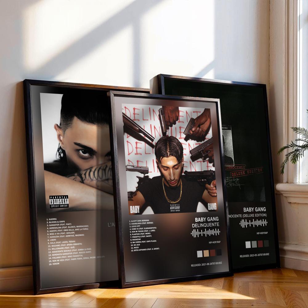 Baby Gang Poster Muziek Album  - Musical Instrument Painting recensie en prijs