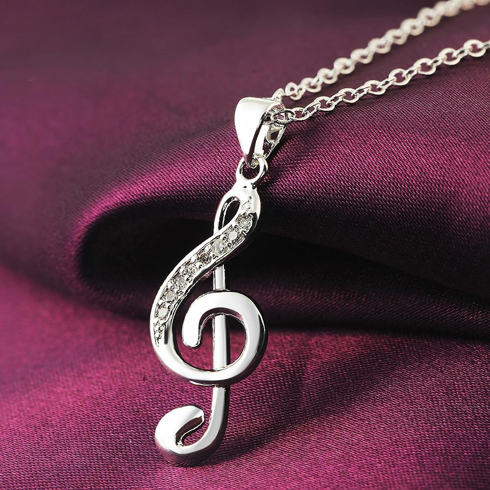 45 CM 18 inch 925 zilveren ket - Musical Instrument Symbols recensie en prijs