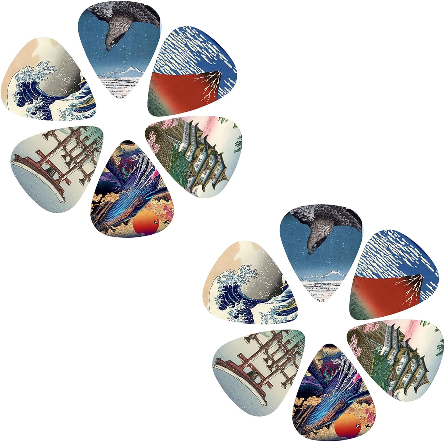 Nieuwe 12 stks/set Plectrums-J - Musical Instrument Painting recensie en prijs