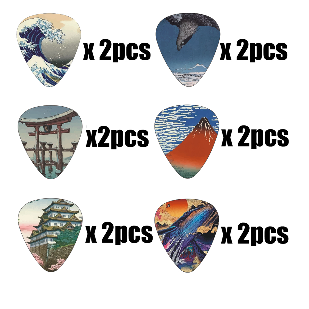 Nieuwe 12 stks/set Plectrums-J - Musical Instrument Painting recensie en prijs