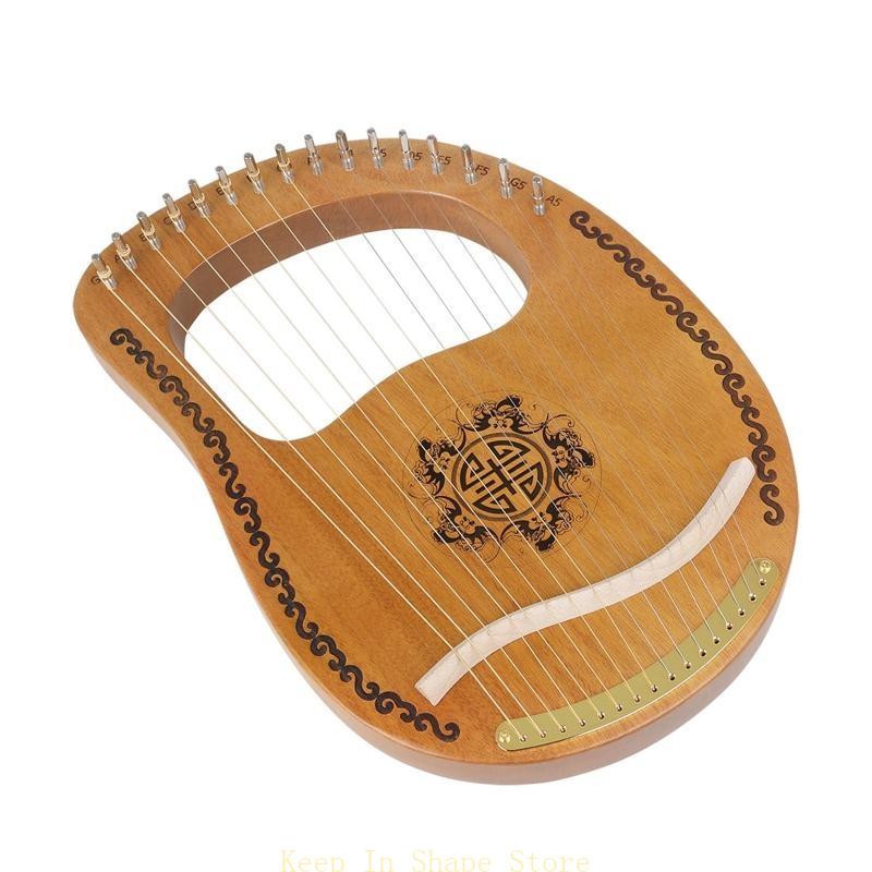U1jc 16 String Mahonie Lyre Ha - Musical Instrument Symbols recensie en prijs