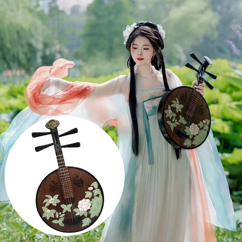 Massief houten Pipa Chinese tr - Musical Instrument Painting recensie en prijs